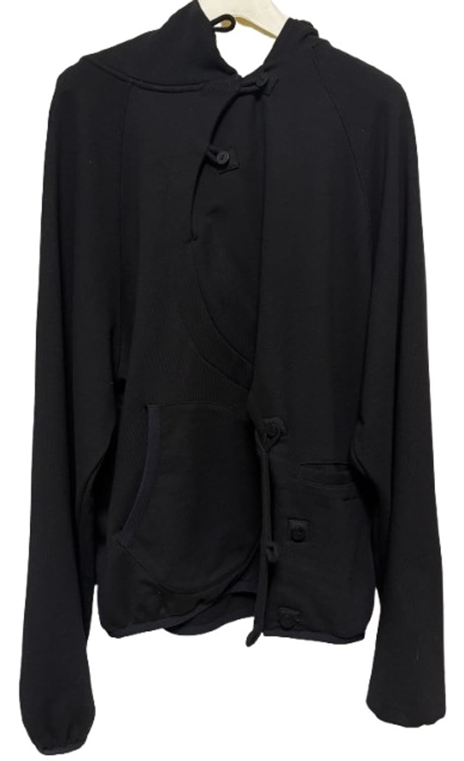 [1] 산산기어 버튼 후디 BLACK 상품이미지1