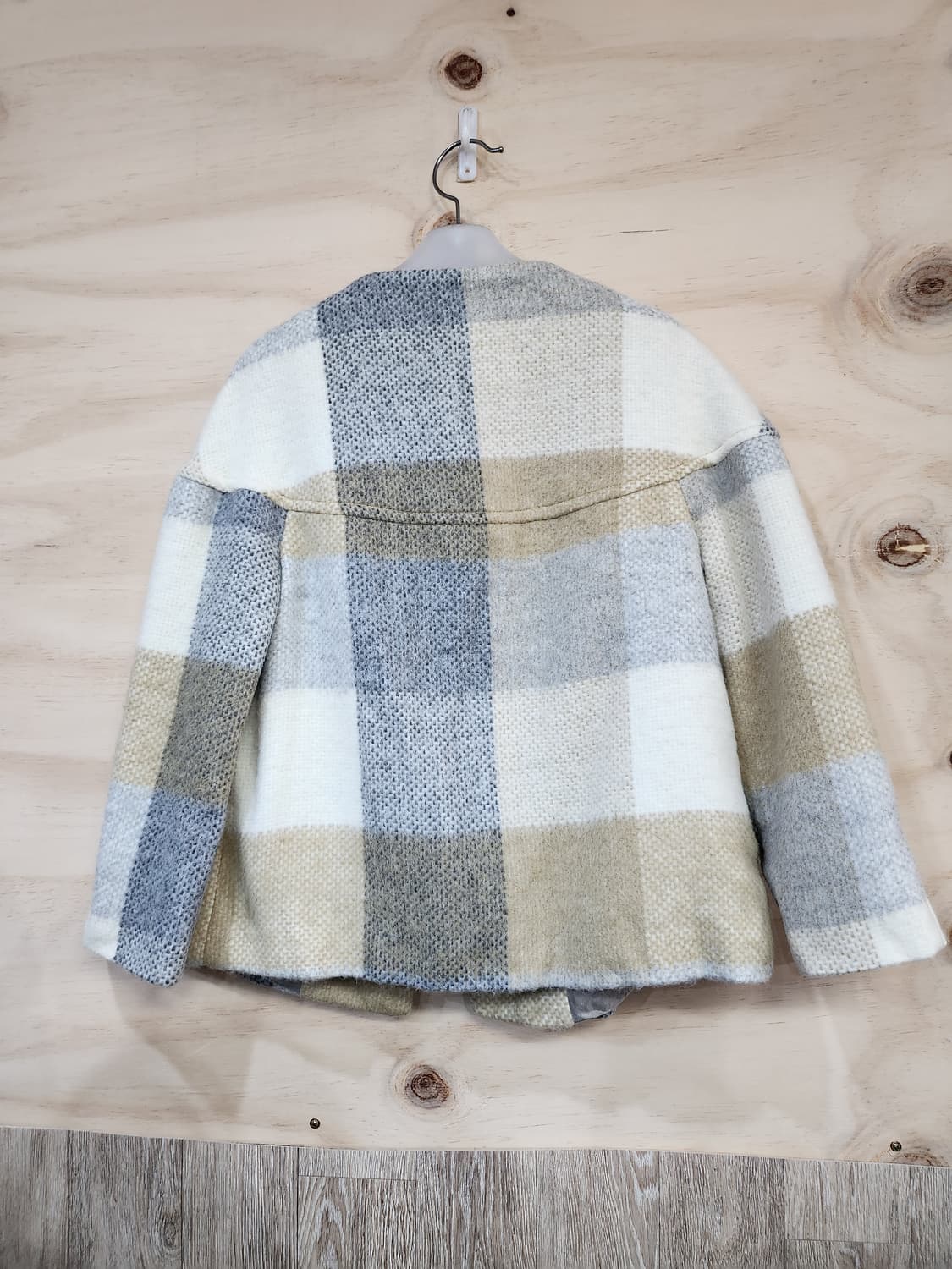 136) 자라 ZARA 체크 숏 자켓 상품이미지2