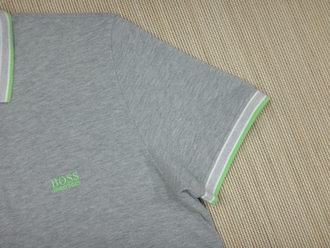 (M/95) 휴고보스 남성 카라넥 반팔 면 티셔츠 상품이미지5