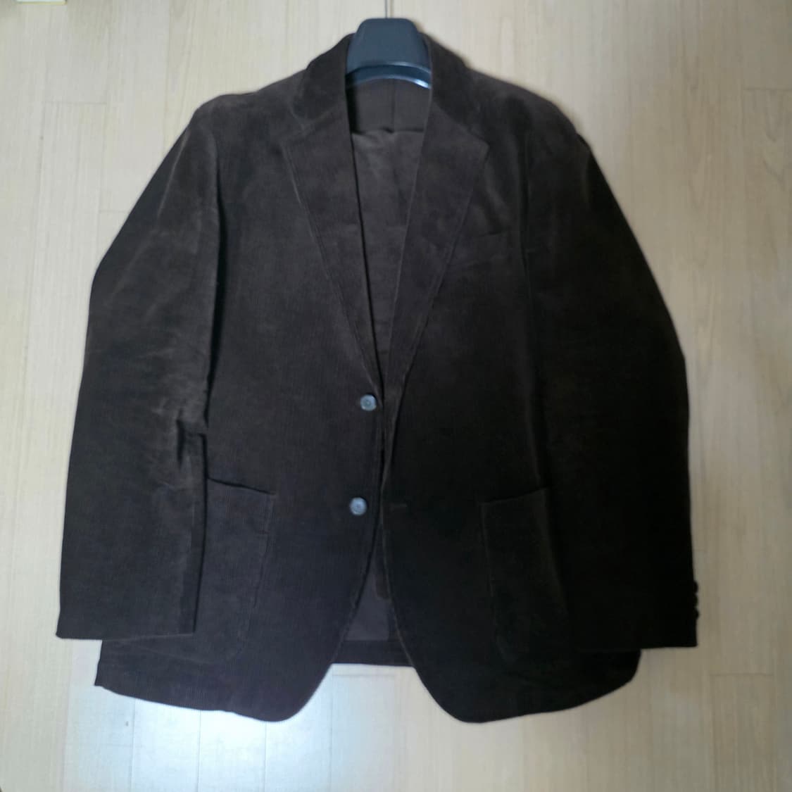 유니클로 코듀로이 셋업 다크브라운 xxl 상품이미지1