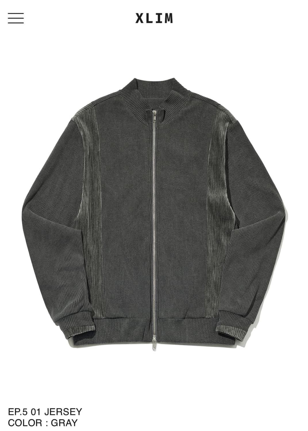 XLIM EP.5 01 JERSEY GRAY  상품이미지1
