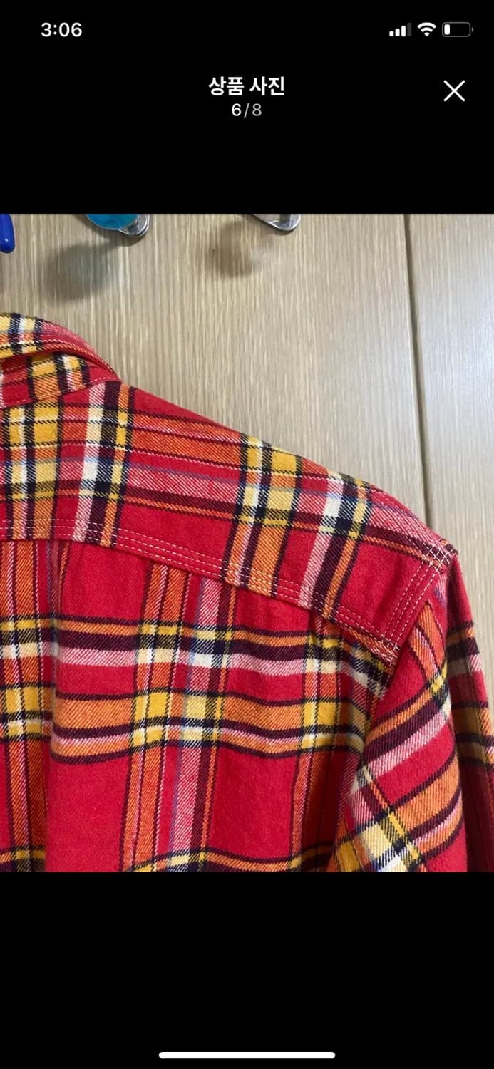 [FOB FACTORY] 코튼 체크 셔츠 L사이즈 JAPAN-MADE 상품이미지6