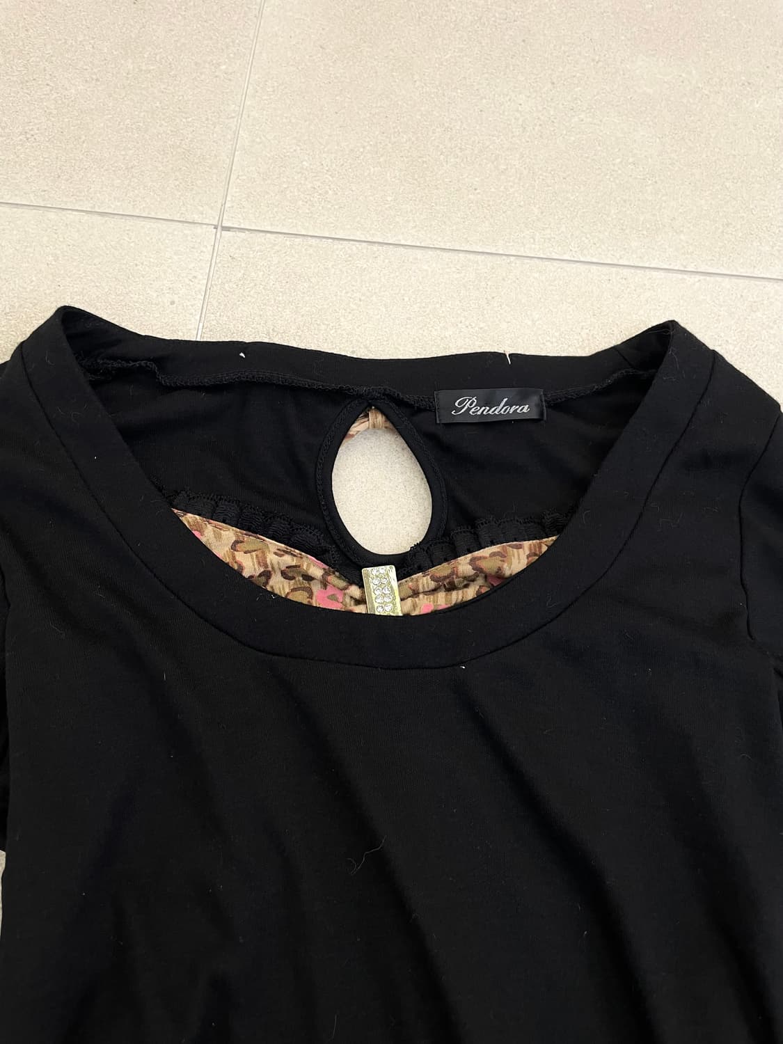 호피 레이스 캉캉 원피스 상품이미지2