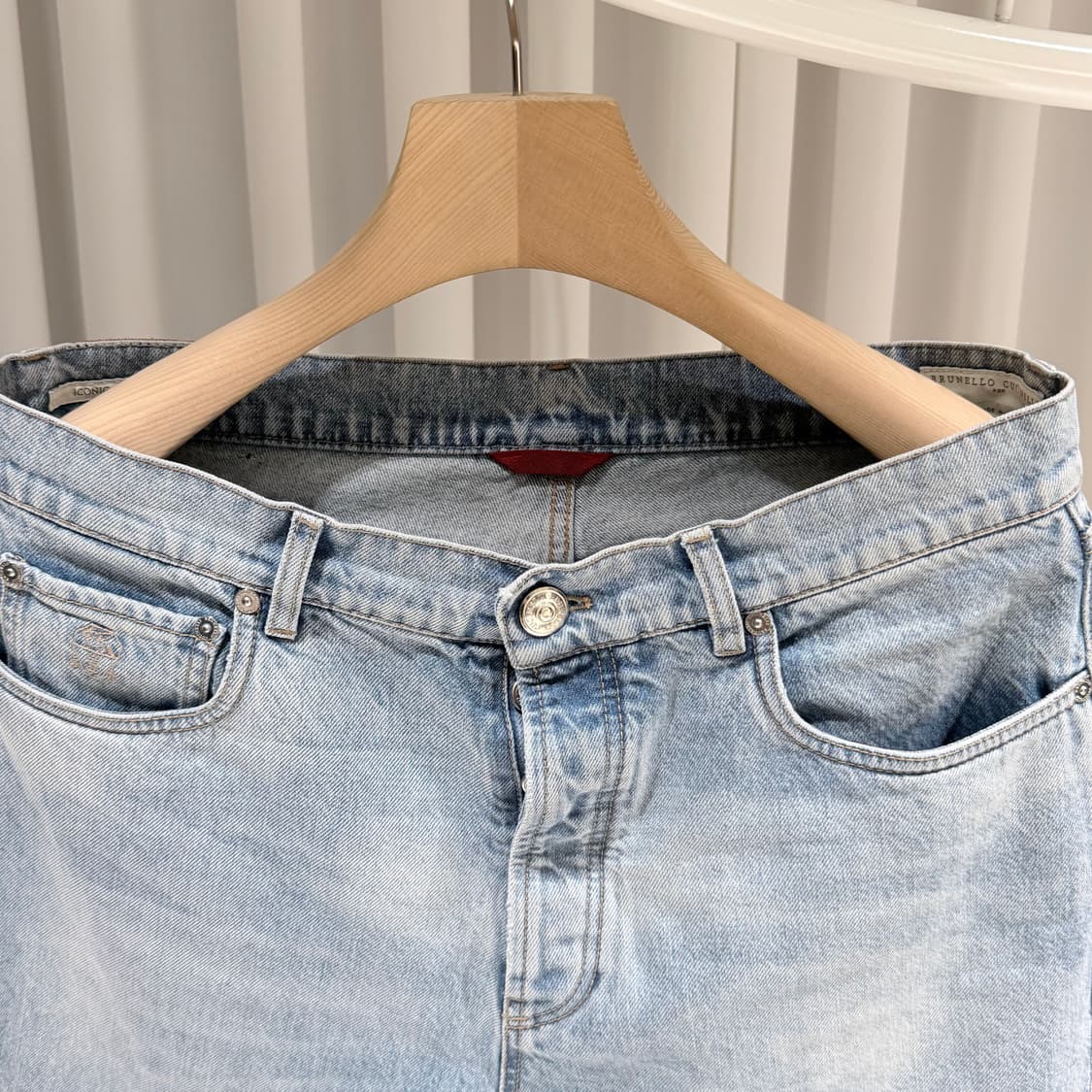 (A/50) / 브루넬로 쿠치넬리 미드 라이즈 슬림핏 데님팬츠 상품이미지2