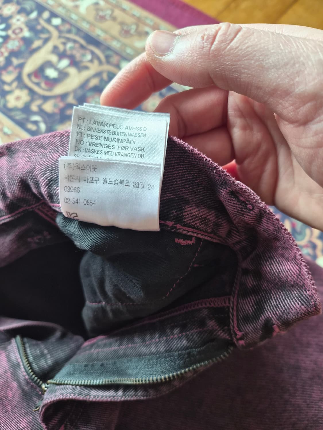 칼하트 WIP 싱글니 데님팬츠 32 상품이미지4