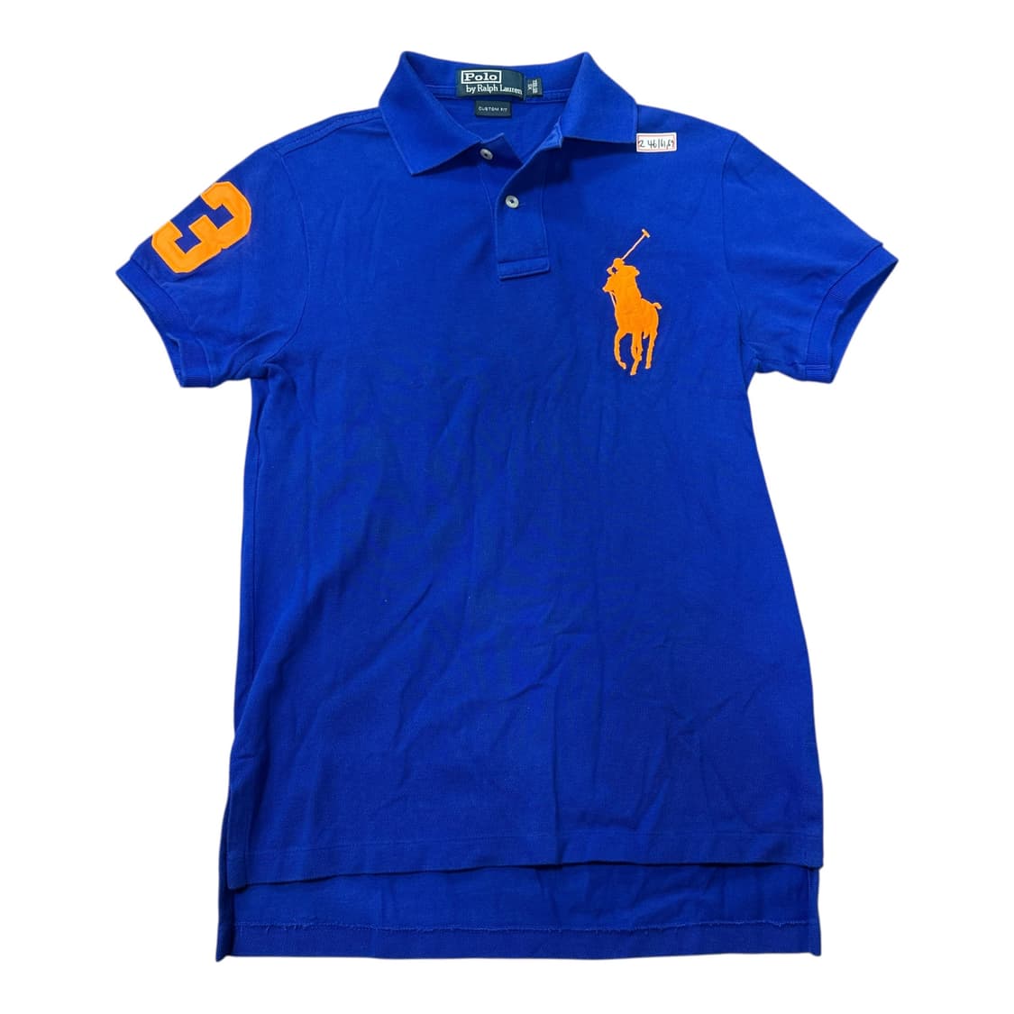 ✨ (바배) 폴로 랄프로렌 빅포니 블루 카라 반팔티  상품이미지1