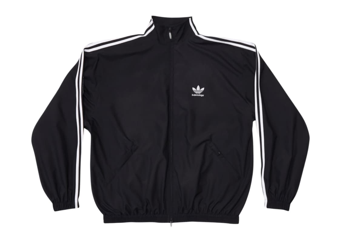 [3] 발렌시아가 x 아디다스 퍼포먼스 포플린 트랙수트 자켓 블랙 상품이미지1