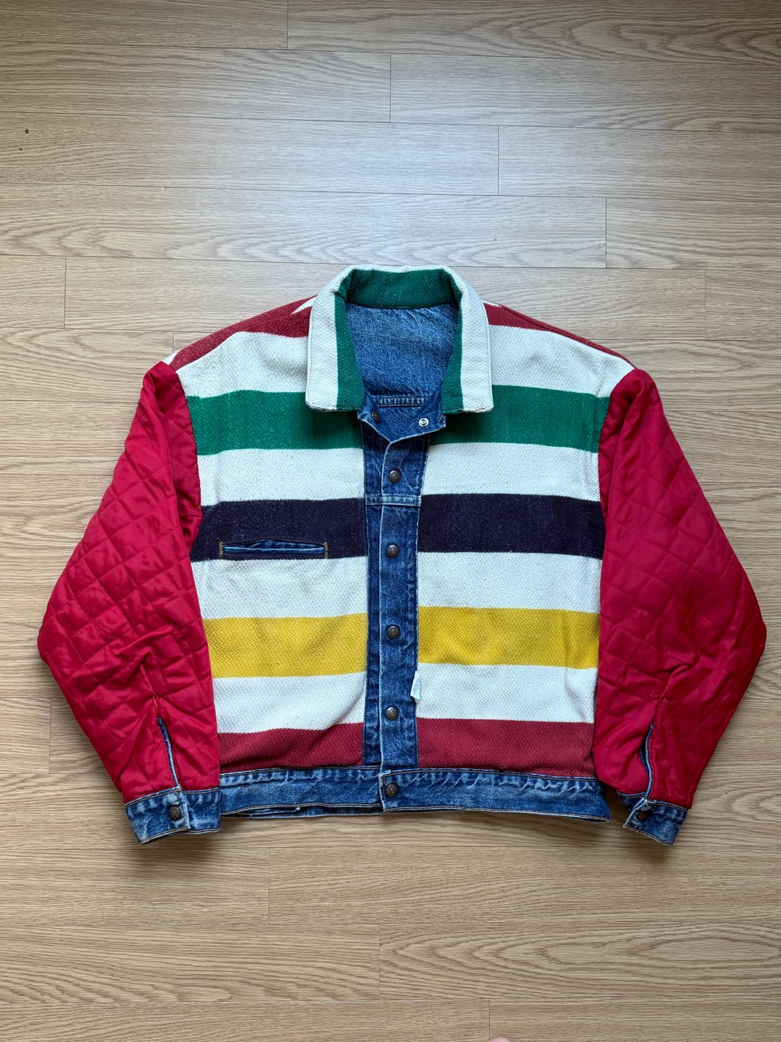 90s USA 리바이스 허드슨베이 데님자켓 상품이미지8