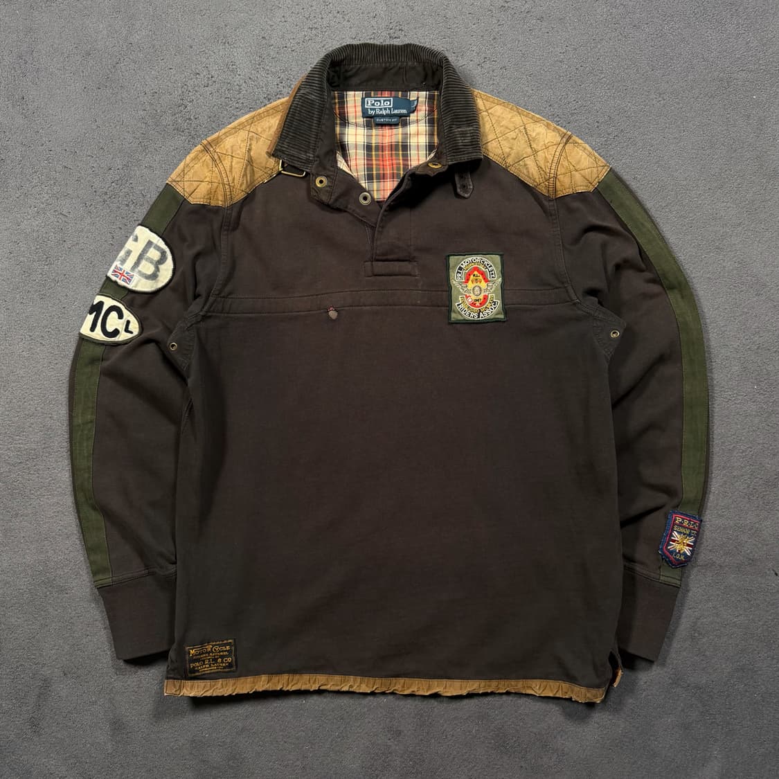 폴로 모토사이클 빈티지 럭비티 상품이미지1