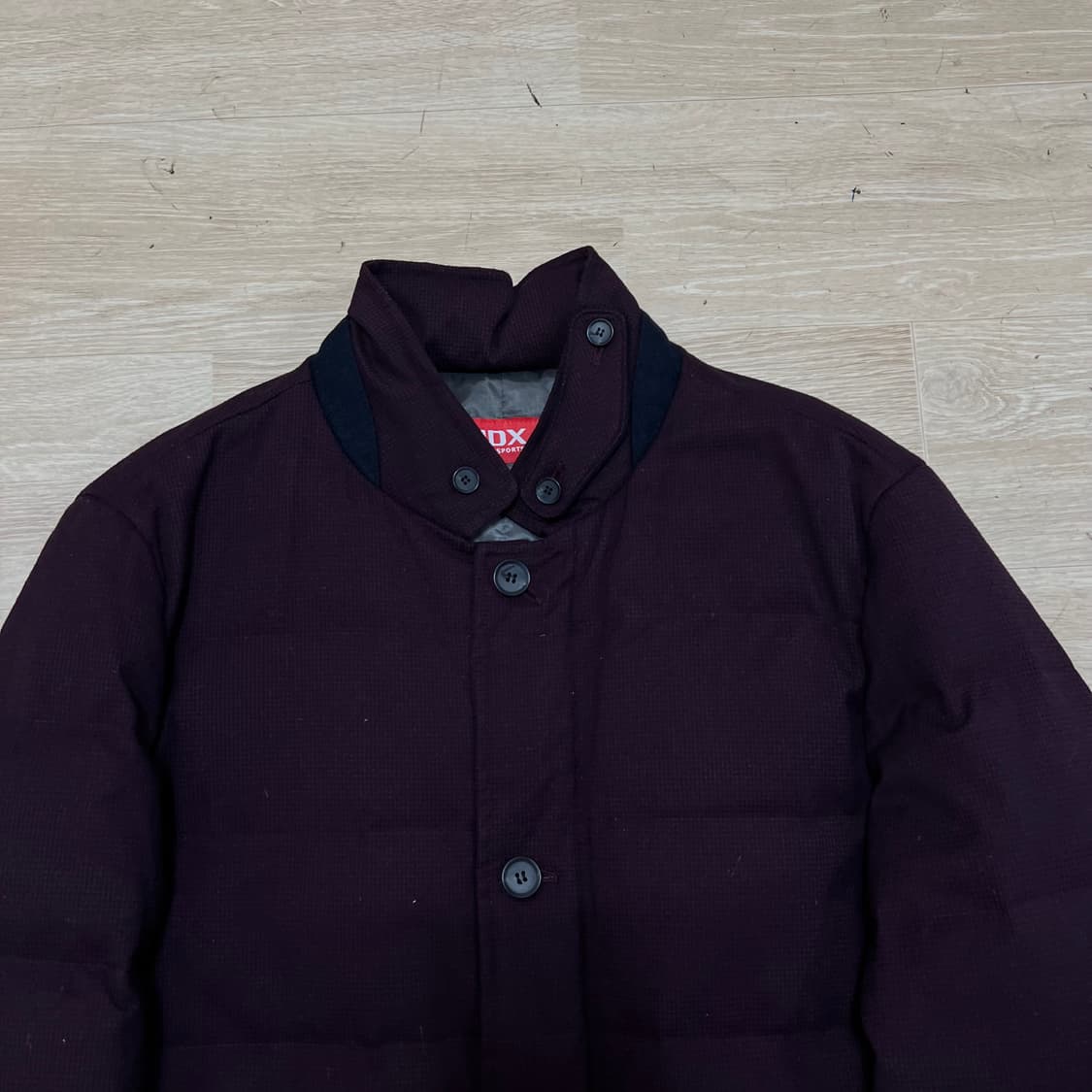 JDX 여성 골프웨어 덕다운 경량패딩 퀼팅점퍼 [와인] XL/105 상품이미지2