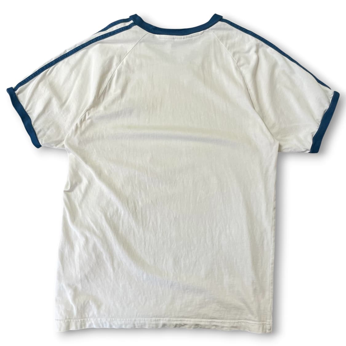 아디다스 화이트 삼선 사이드라인 반팔 3XL 상품이미지2