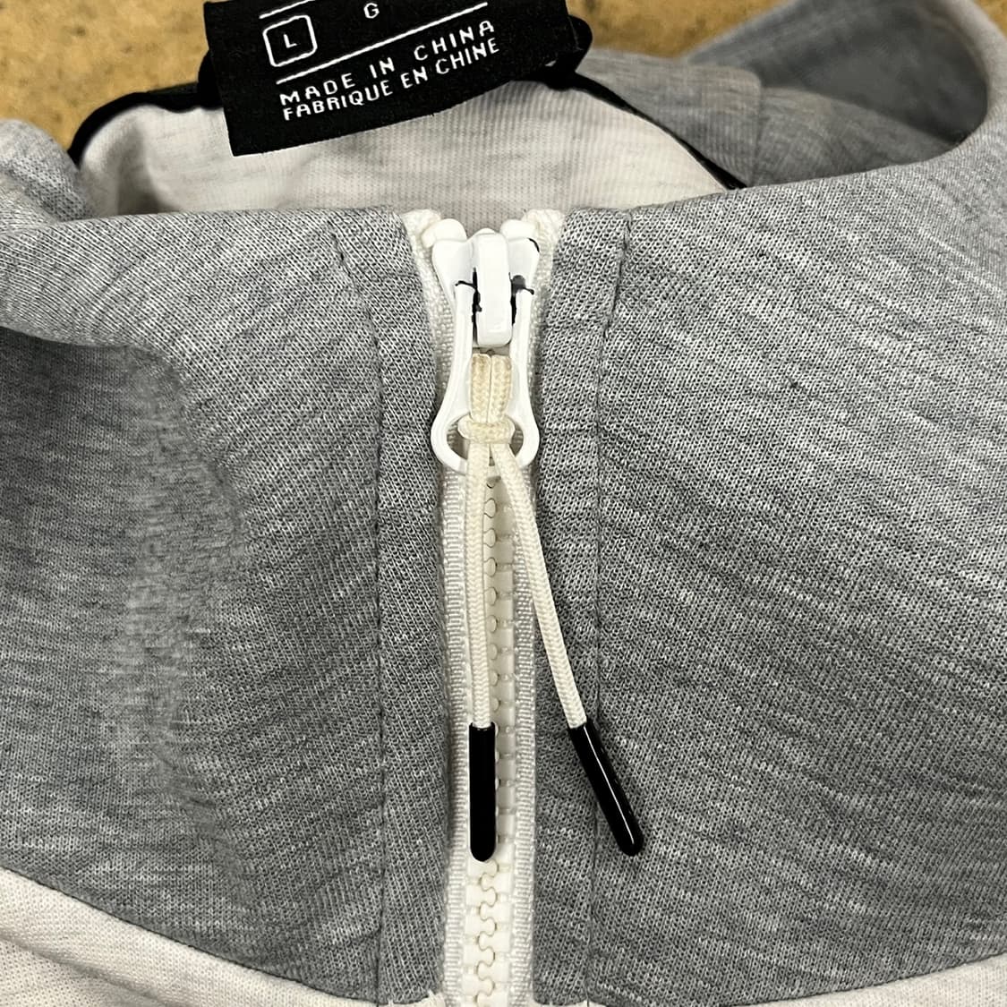 [정품/L] 나이키 테크 플리스 풀집업 후드 그레이 화이트 b18 상품이미지7