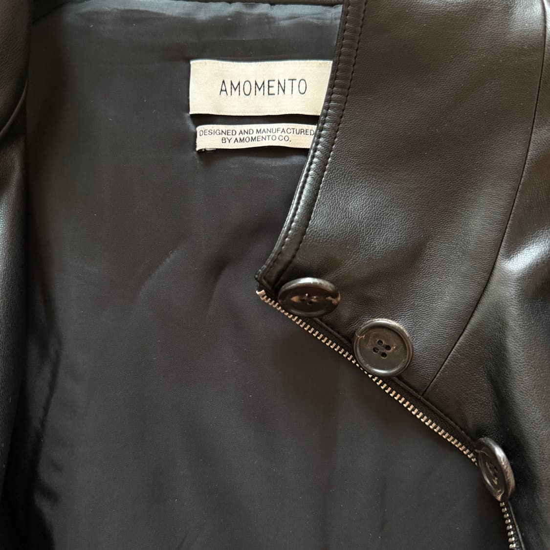 Amomento 아모멘토 레더자켓 상품이미지3