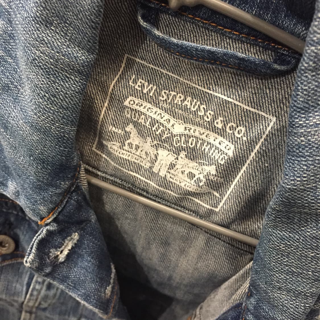 Levi’s 리바이스 모리걸 괴짜 슬림핏 데님 자켓 상품이미지4