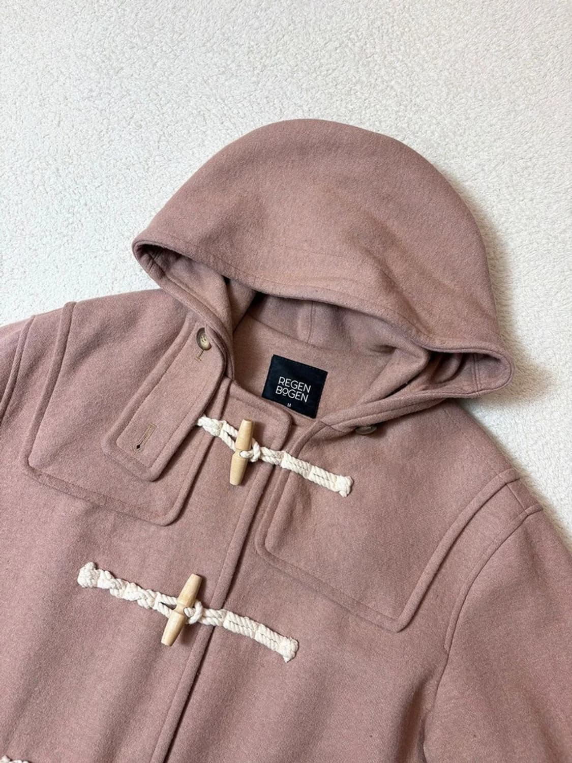 레겐보겐 REGEN BOGEN 누빔 핑크 더플 후디 코트 PN6833 상품이미지3