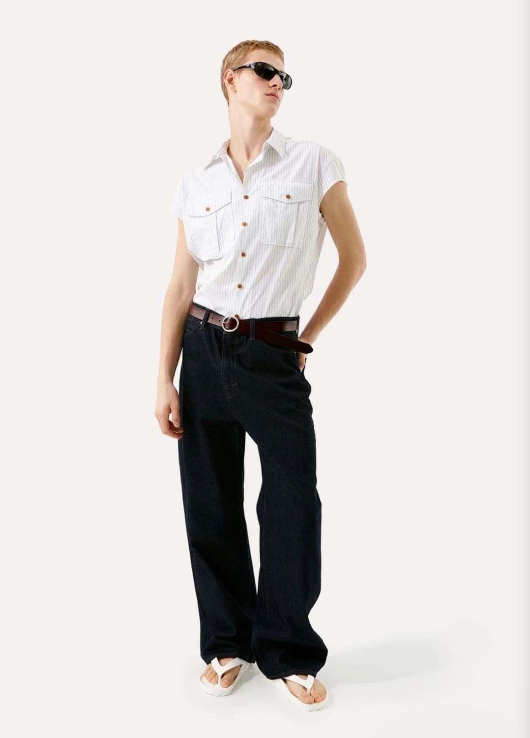 라벨아카이브 Auden volume jeans indigo 상품이미지2