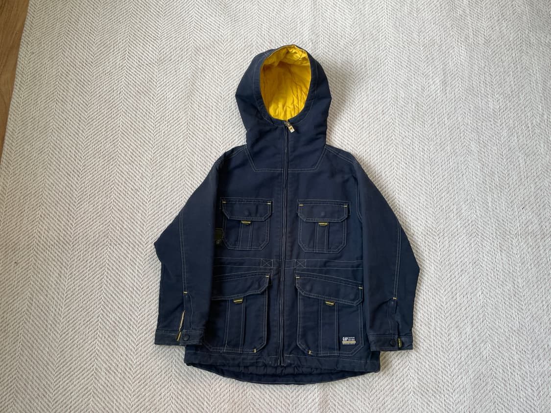 Gap 갭 키즈 옐로 라이닝 후드 워크 자켓 J03240 상품이미지1