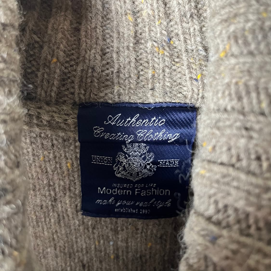 [JPN] 빈티지 브레드버튼 숄카라 니트 베스트 상품이미지5