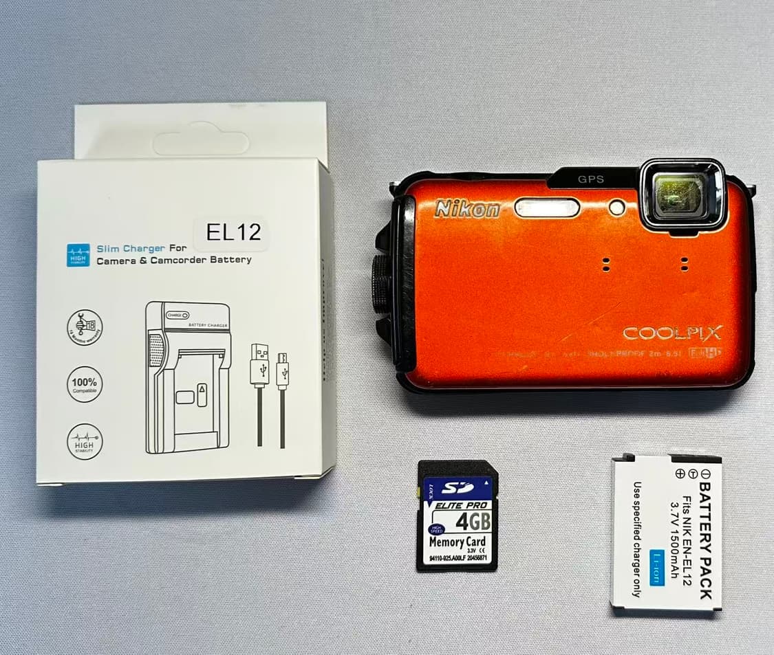 니콘 쿨픽스aw110(aw100) 오렌지 디카 상품이미지6