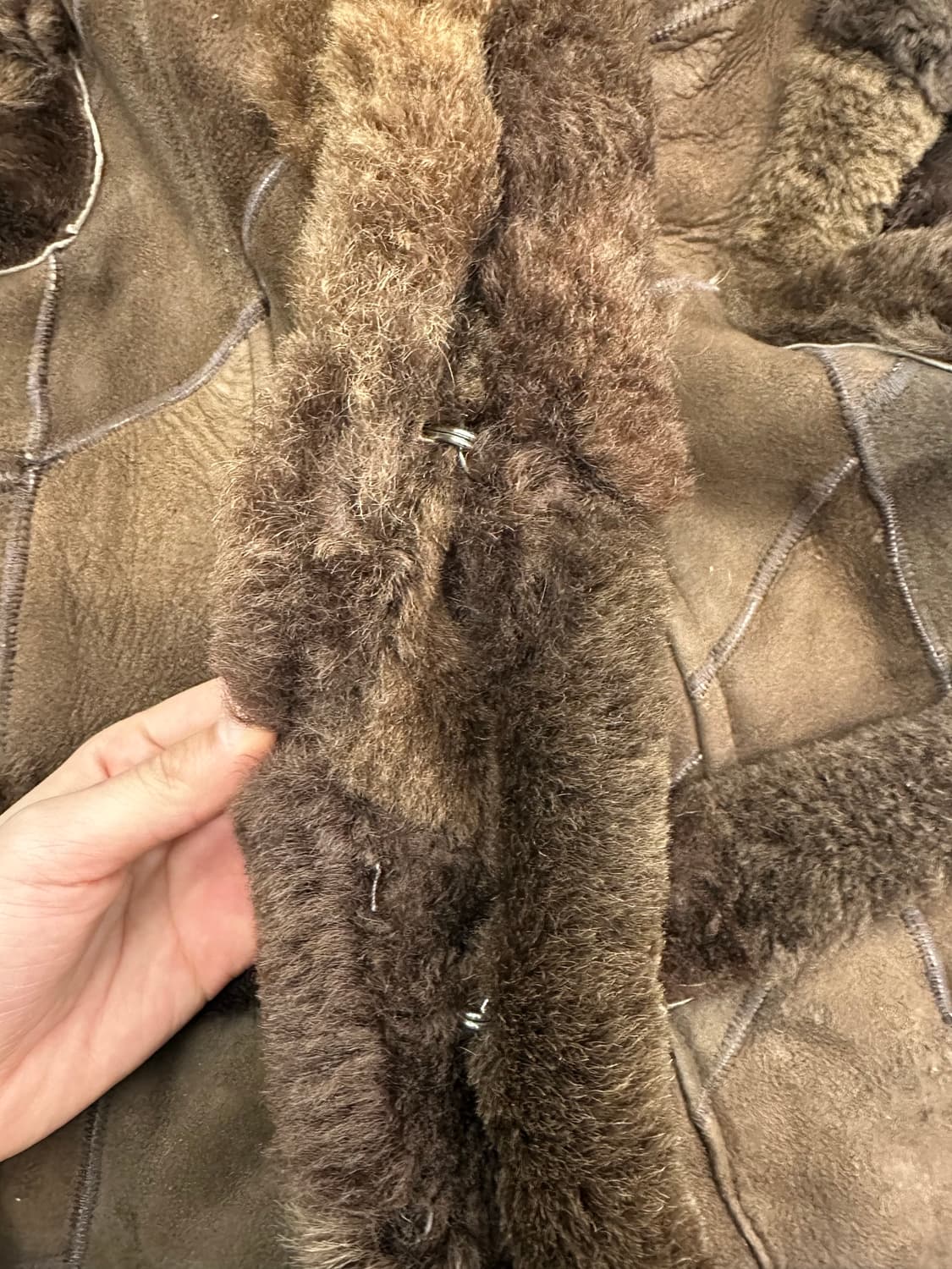 M)Japanese vintage 여성 무스탕 베스트 상품이미지5