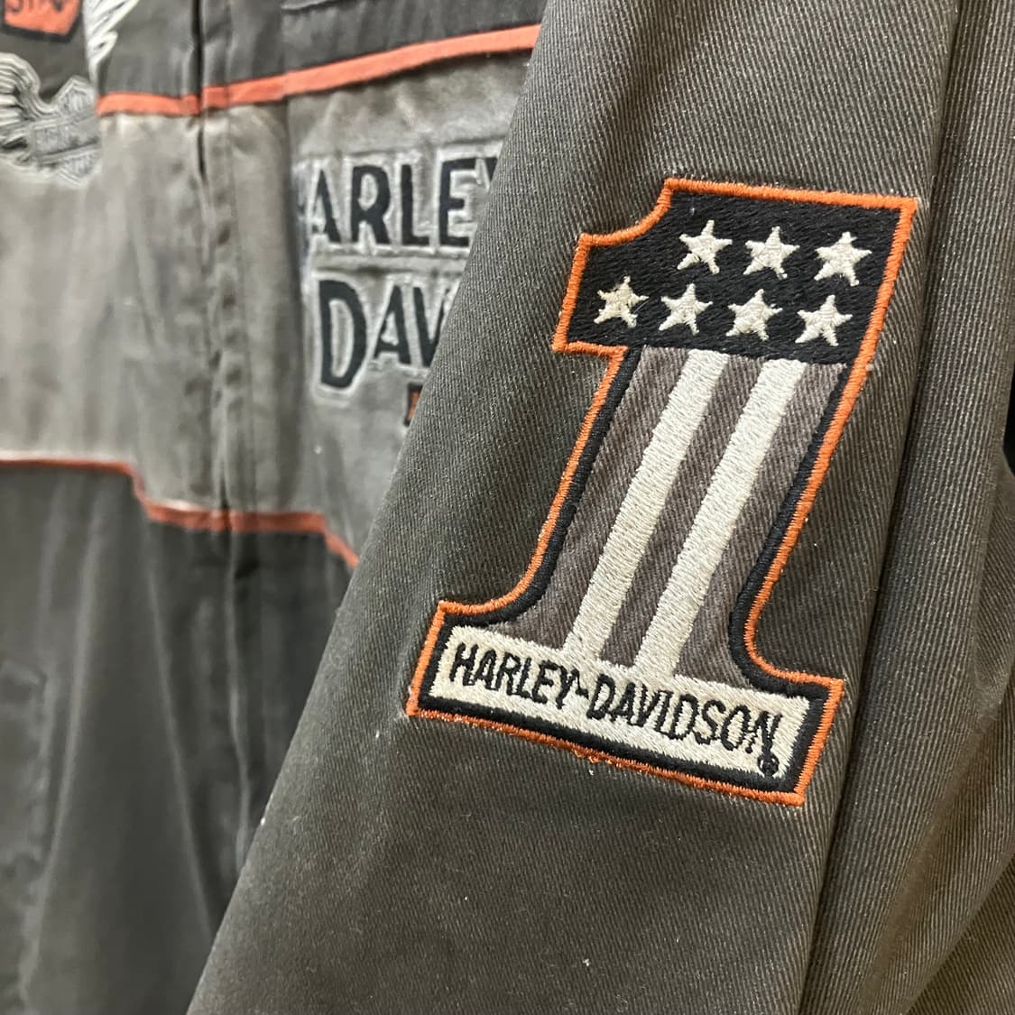 할리데이비슨 모터사이클 코튼 레이싱 자켓 S 상품이미지5