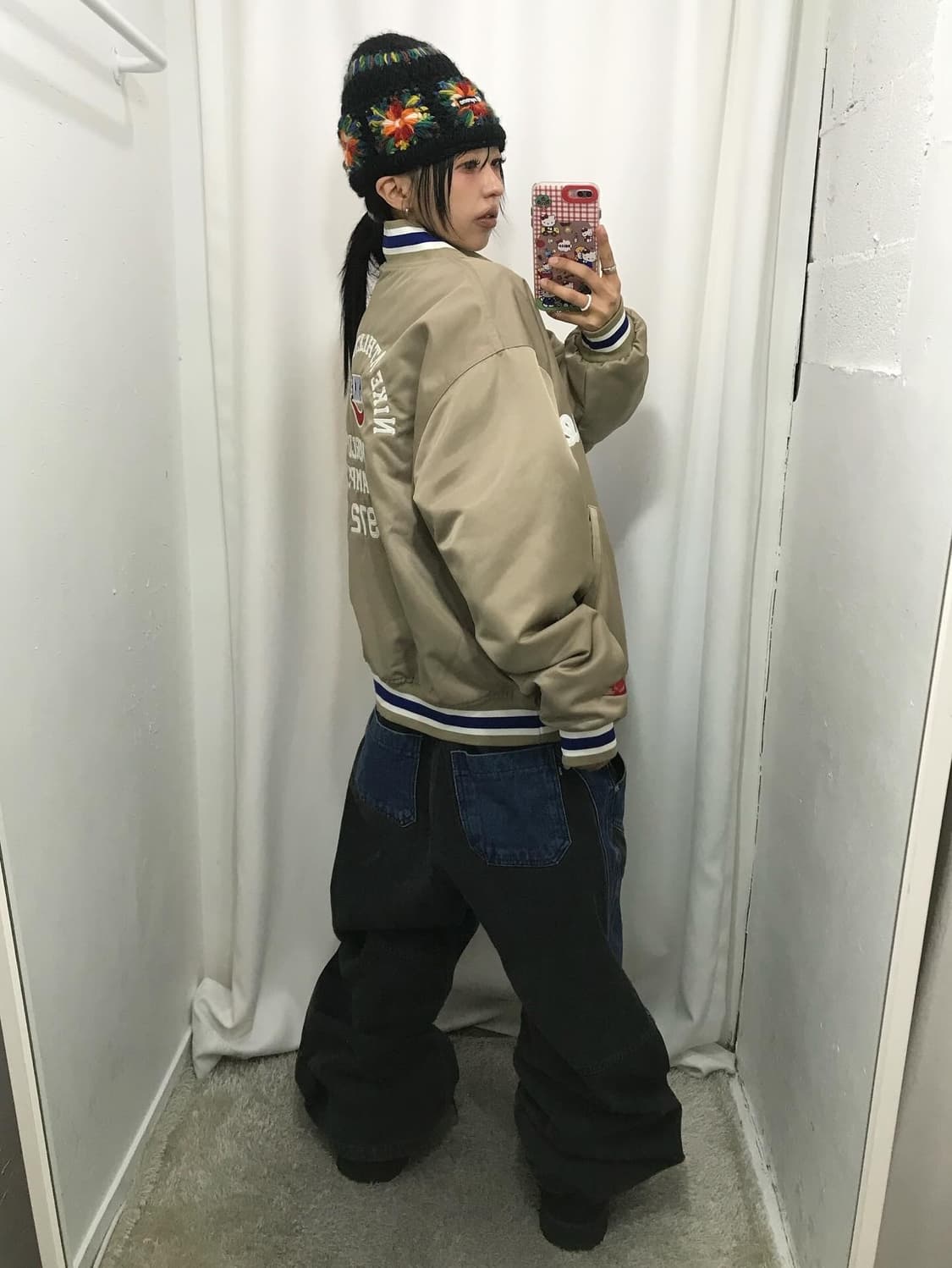 Nike Satin Dugout Varsity Jacket 상품이미지4