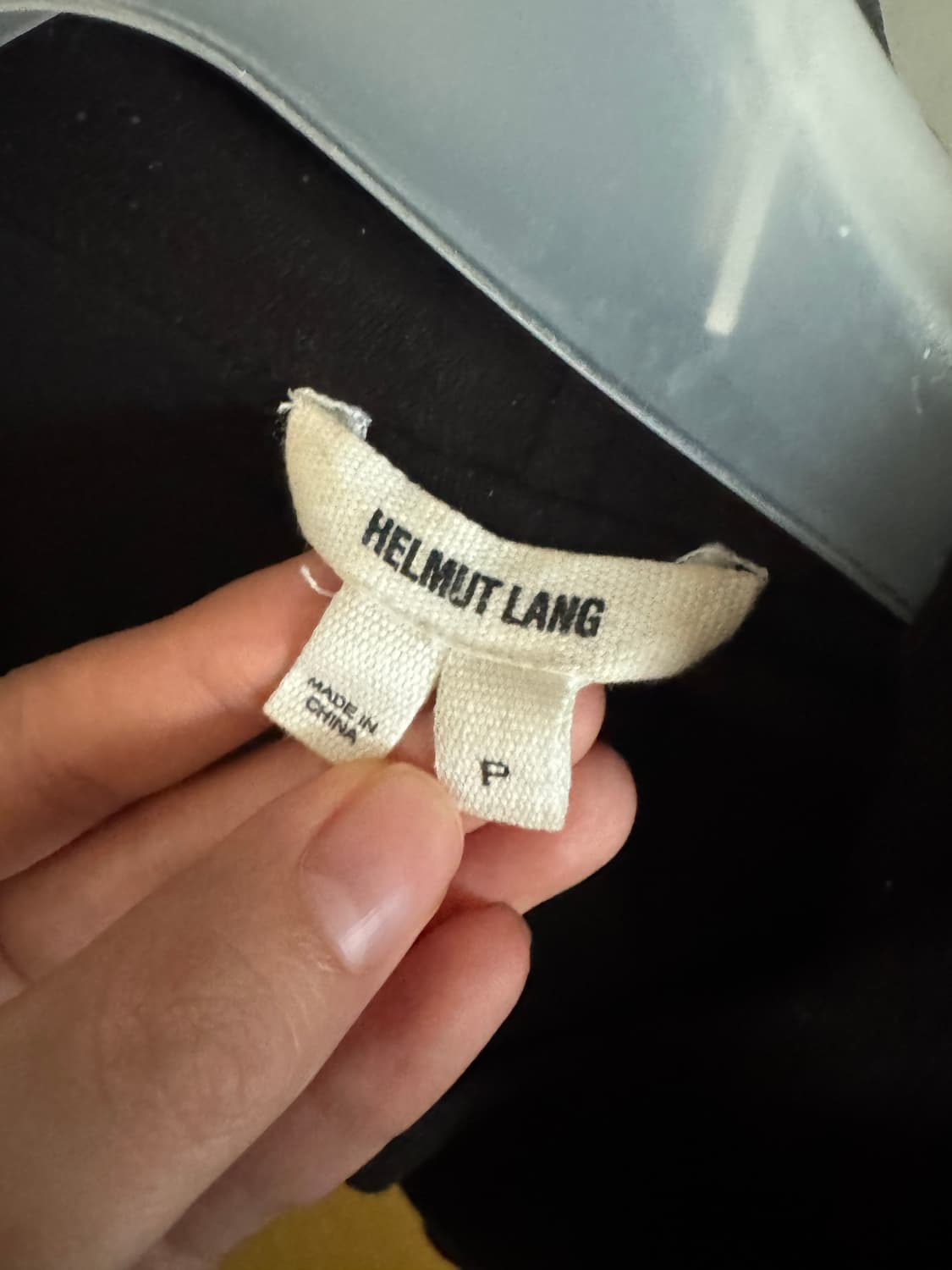 헬무트랭 사선 후드집업 블랙 상품이미지2