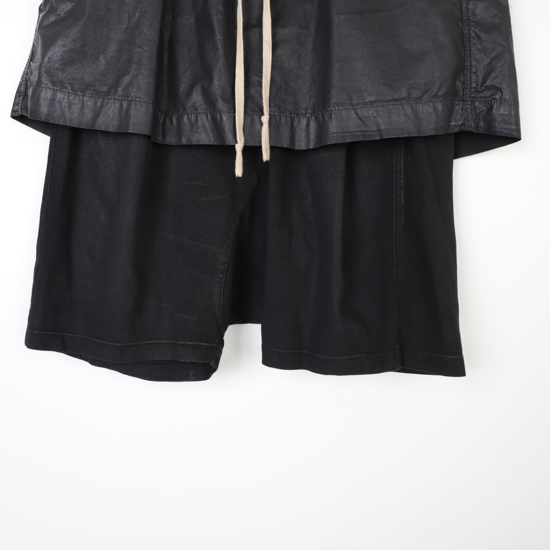 XS / Rick Owens 릭오웬스 왁스 스커트 쇼츠 상품이미지4