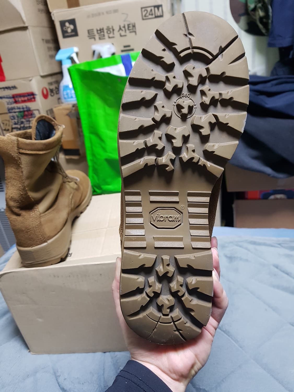 미군 베이츠 고어텍스 사계절용 사막화 전투화 군화 7W 판매 상품이미지4