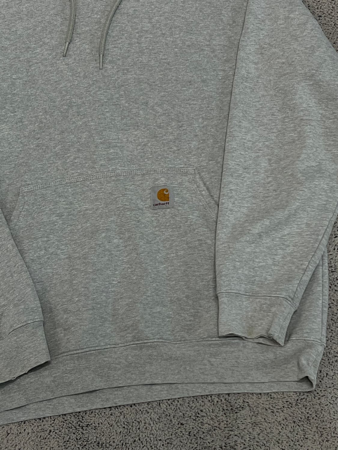 (S) 칼하트 오리지날핏 후드 티 그레이 상품이미지2