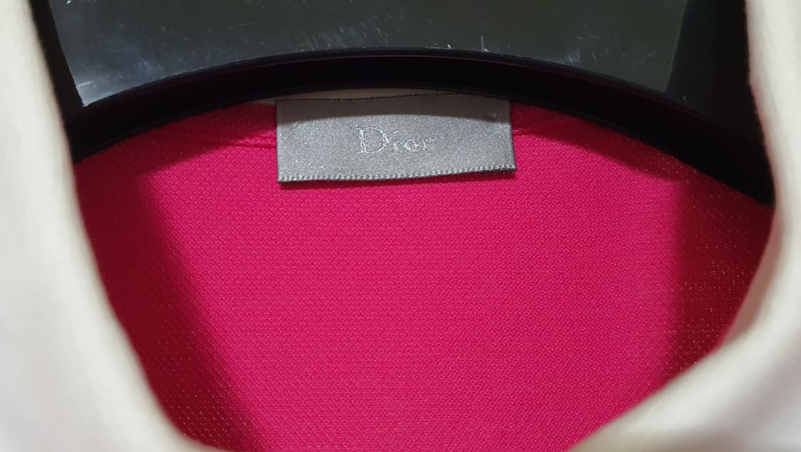 디올옴므 06ss 보타이 피케 티셔츠 XS 디올 카라티 폴로티 에디슬리먼 상품이미지4