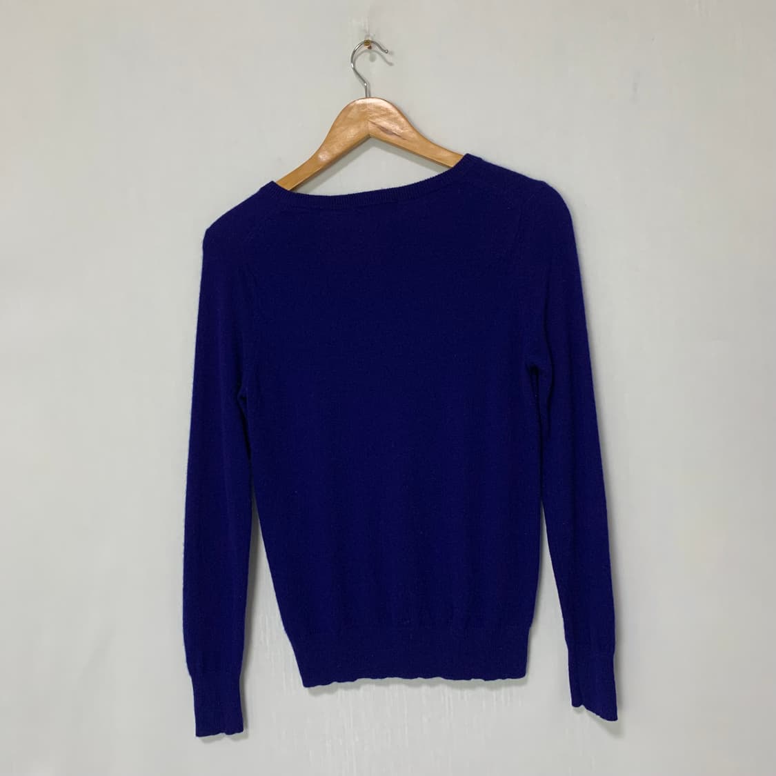 유니클로 블루 네이비 캐시미어 100% 빈티지 니트 M 상품이미지5
