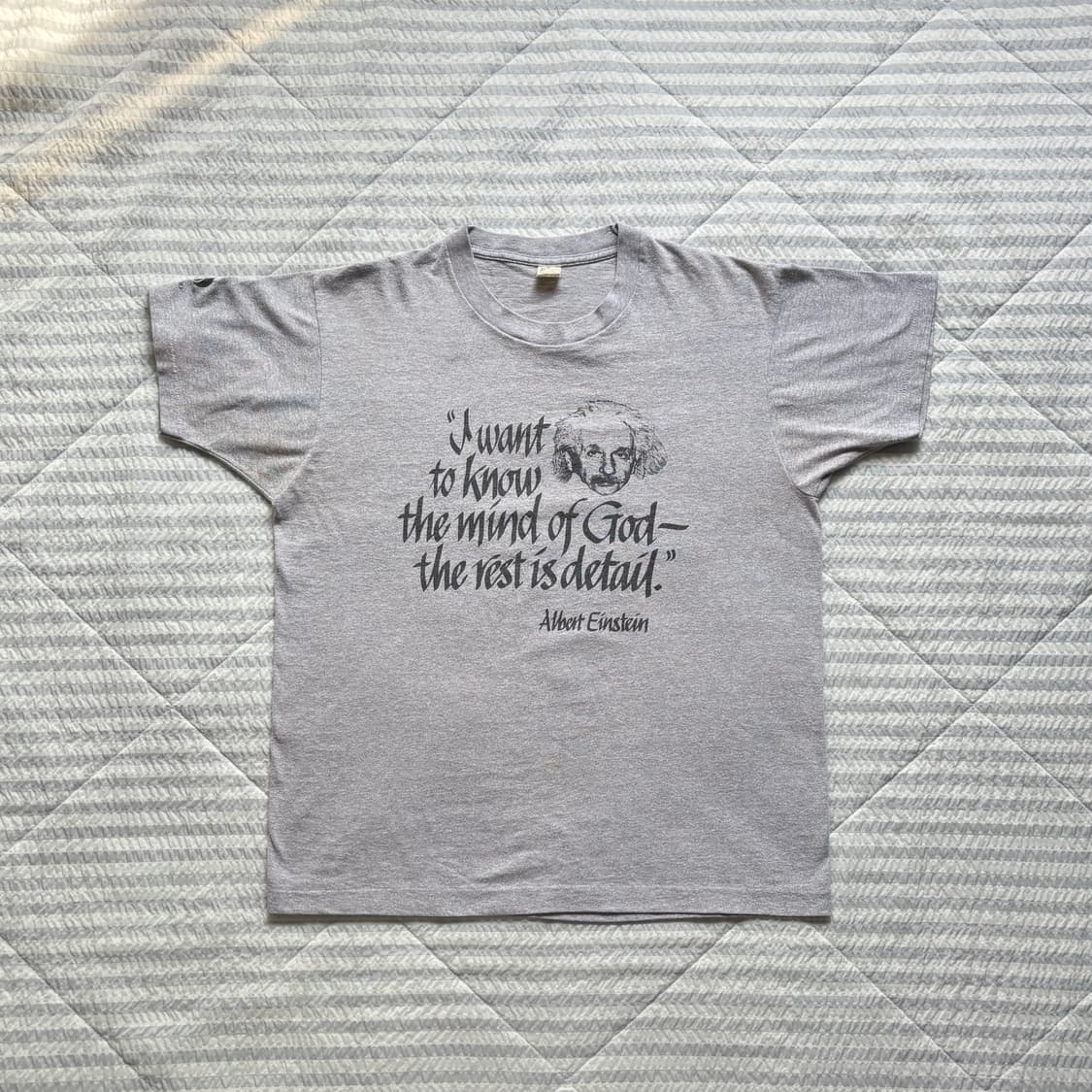80s 빈티지 아인슈타인 프로모 티셔츠 상품이미지1