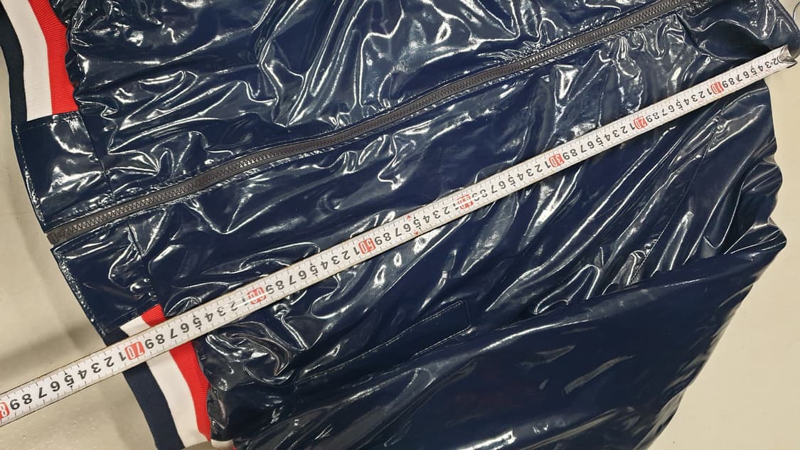 ZETT 유광 야구 점퍼 네이비/레드 110(3XL) 상품이미지6