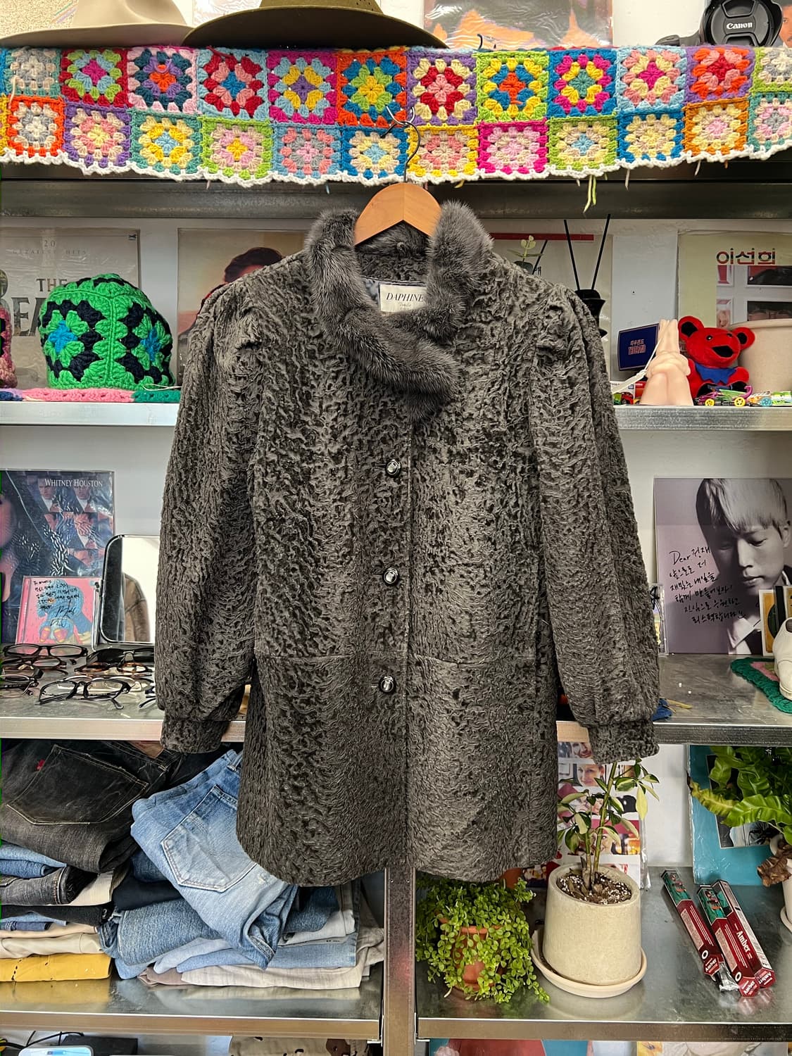 DAPHNE 90s Real Fur Karakul Coat 상품이미지1