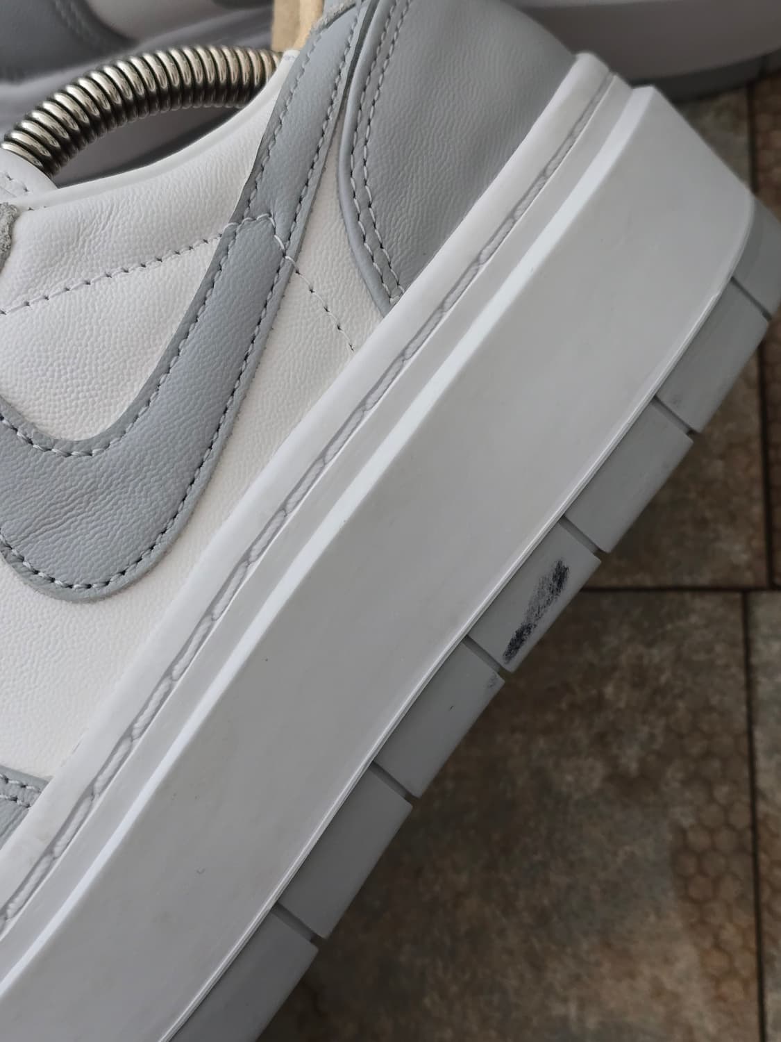 (255)나이키 조던 1 엘리베이트 로우 울프 그레이 상품이미지4