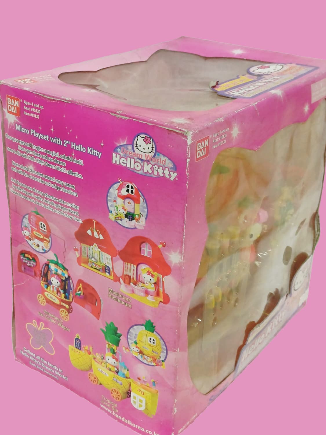 헬로키티 드림월드 딸기 아이스크림 마차 폴리포켓 상품이미지3
