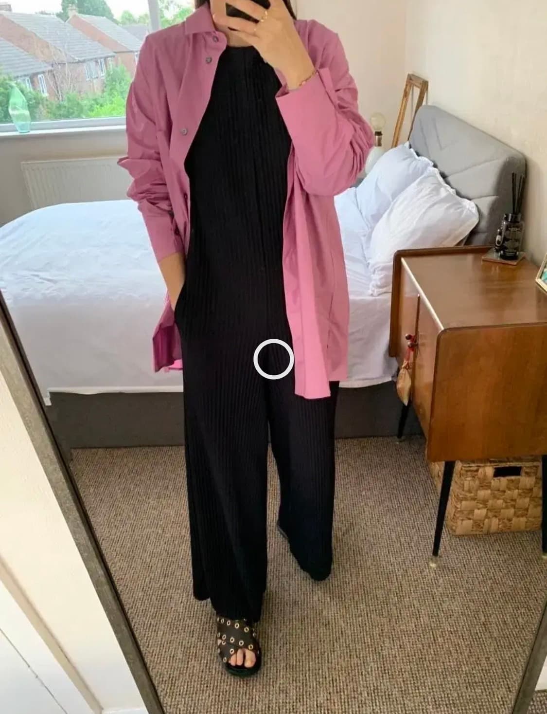 Cos 와이드레그 플리티드 점프수트 S 새상품 상품이미지6