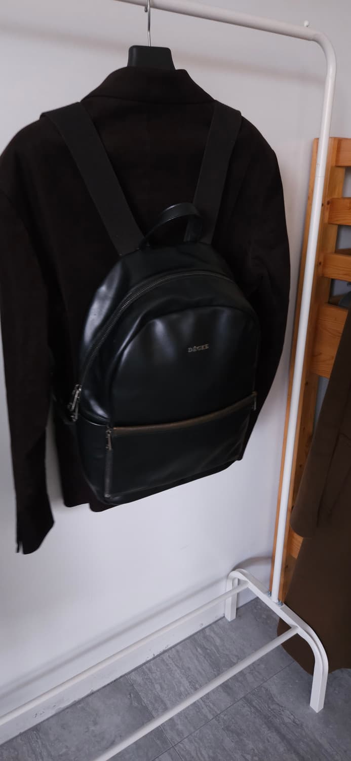DECKE 덱케 블랙 가죽 백팩 상품이미지4