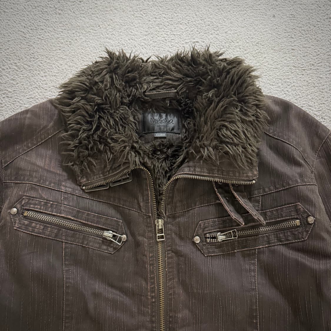 Mossimo fur jacket 상품이미지2