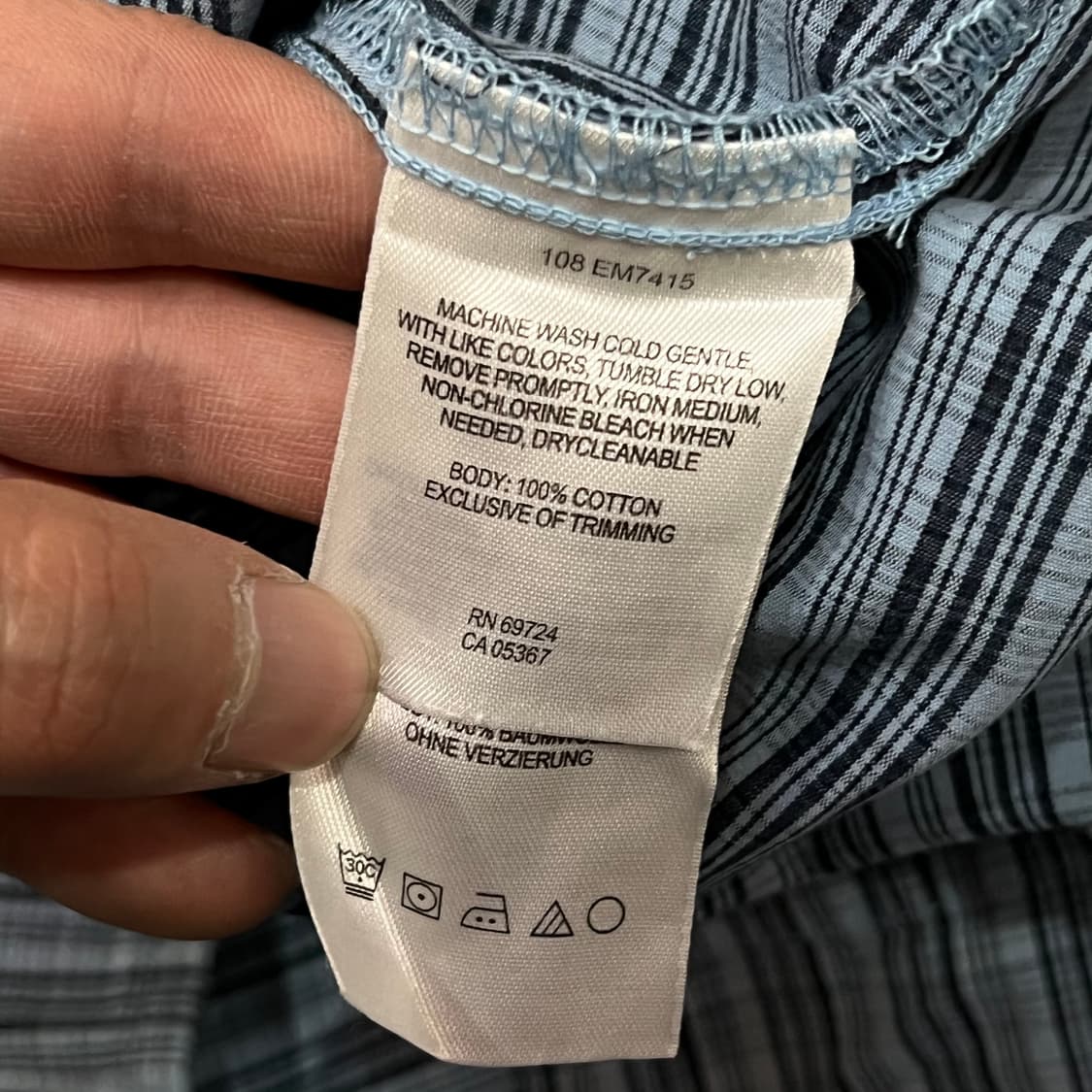  컬럼비아 체크 하프 셔츠 y16436 상품이미지7