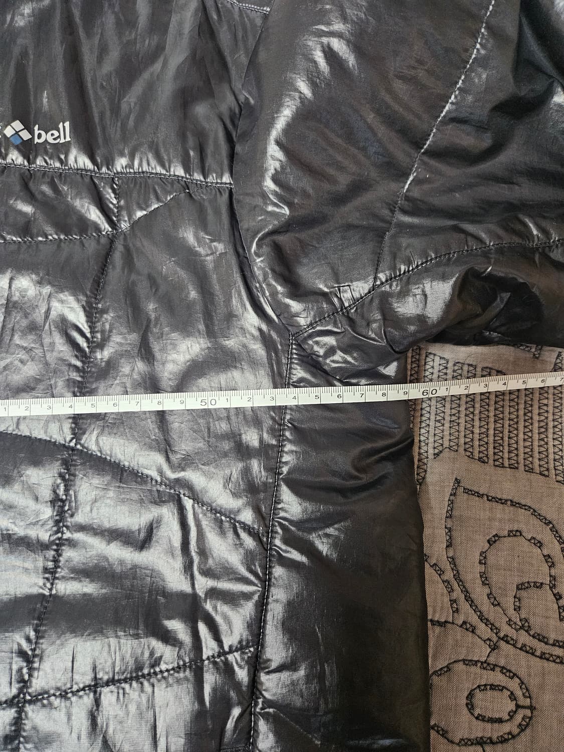 [XL] 몽벨 경량 패딩 점퍼 블랙 상품이미지5