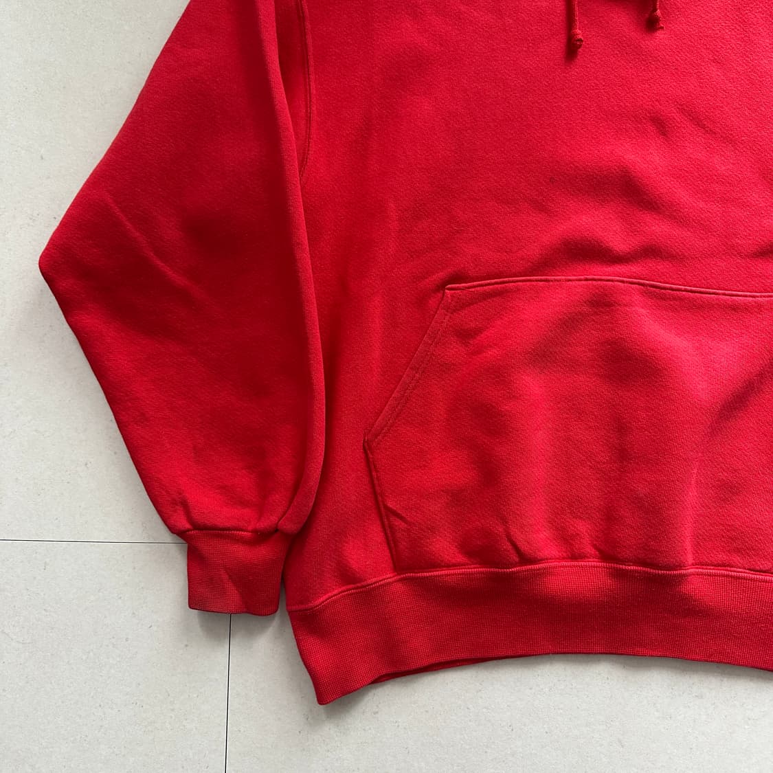 90s 러셀 하이코튼 헨리넥 후드티 XL MADE IN USA 상품이미지4