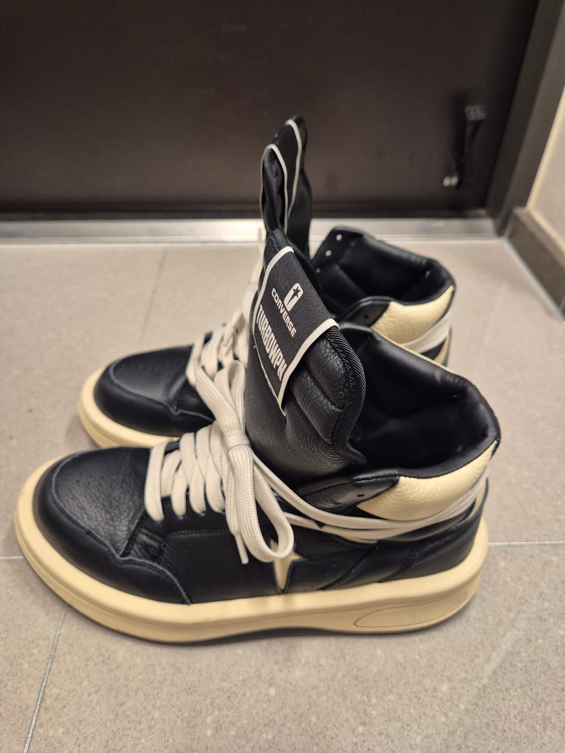 [280] 컨버스 x 다크쉐도우 터보웨폰 블랙 크림 상품이미지2