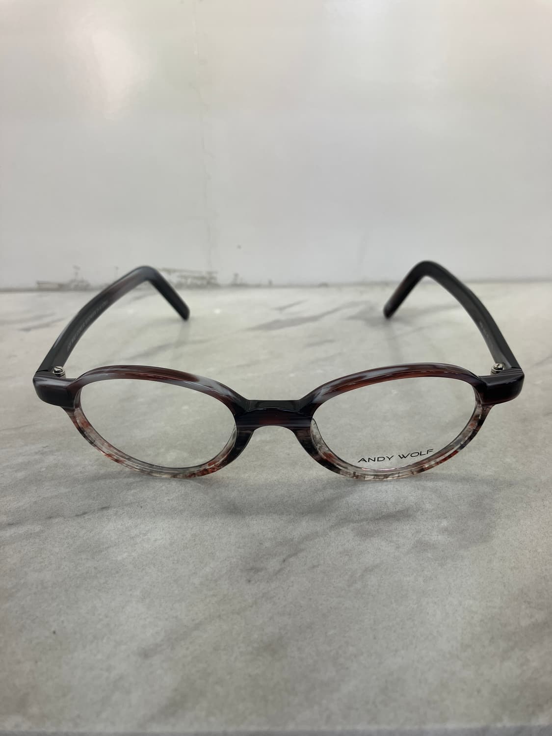 앤디 울프 Andy wolf 믹스브라운 오벌 뿔테 수제 안경 상품이미지4