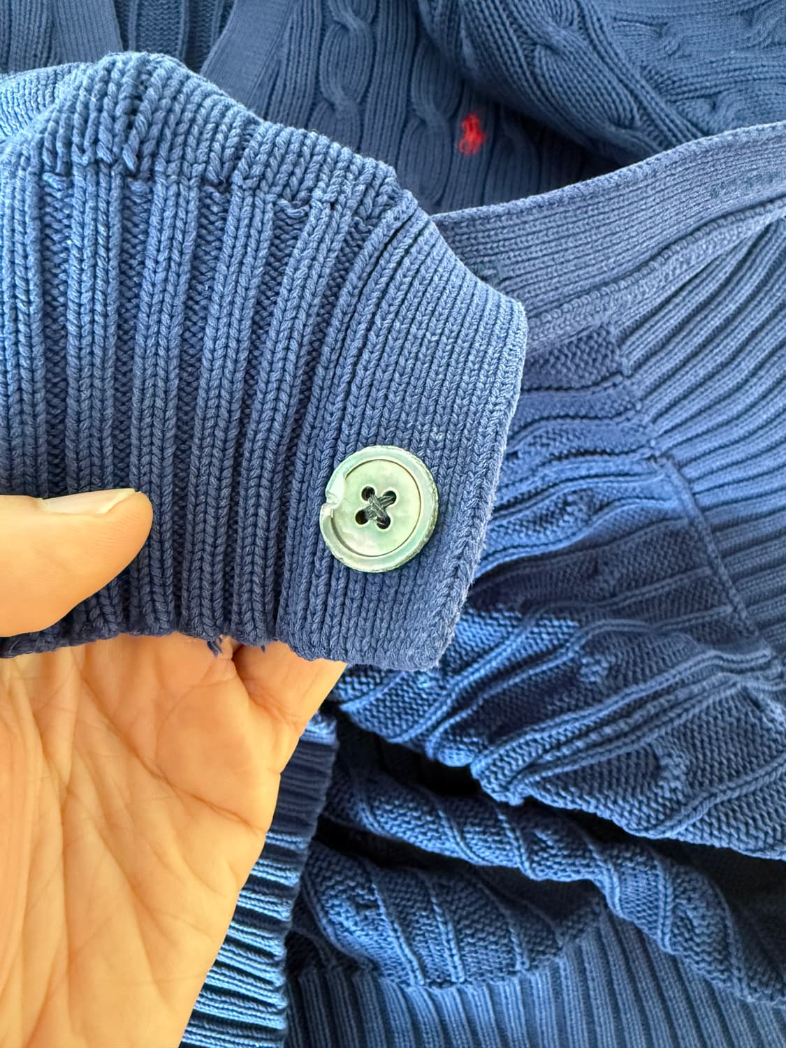 올드 폴로 랄프로렌(Polo Ralph Lauren) 코튼 꽈베기 가디건 상품이미지7