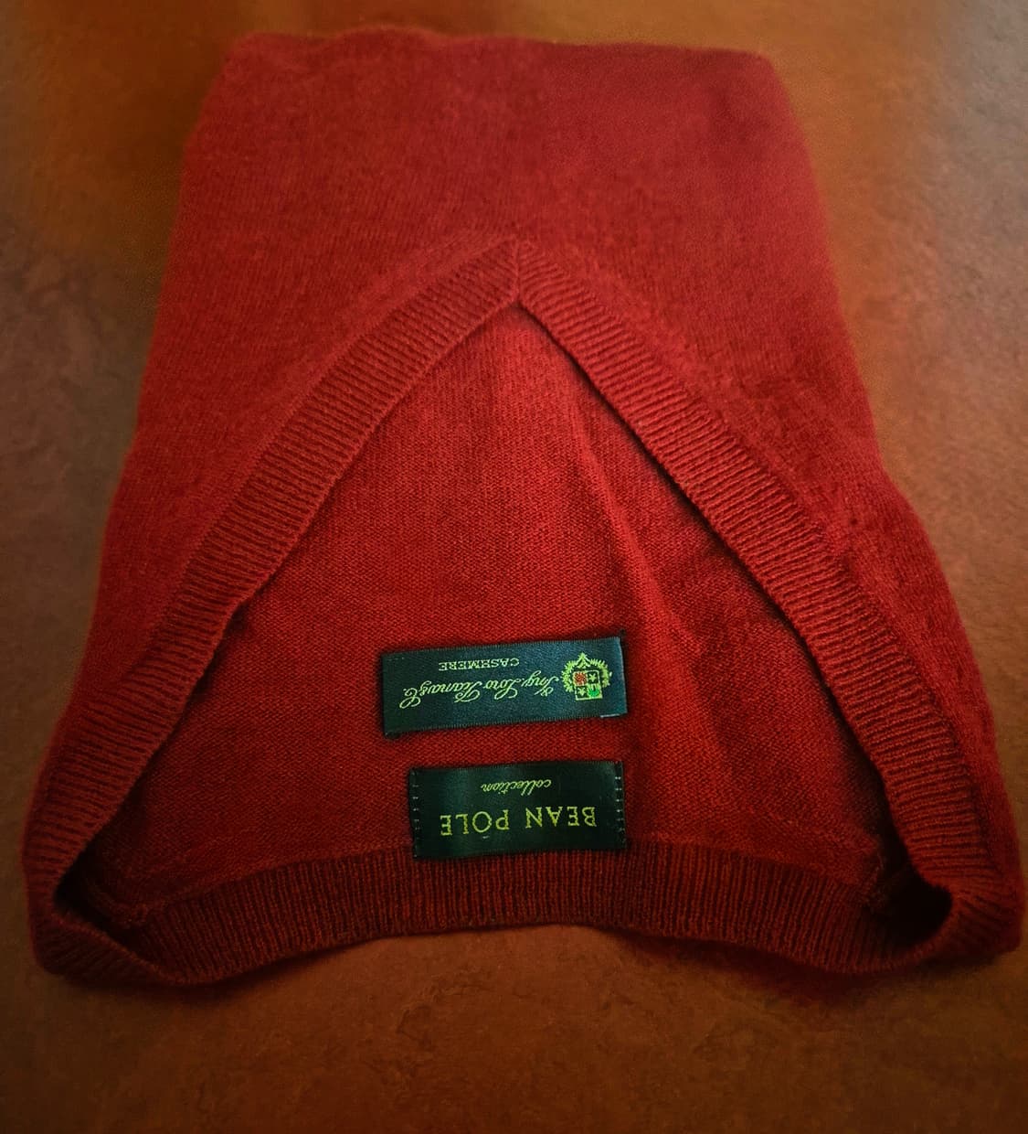 크리스마스 레드 로로피아나 캐시미어 상품이미지1