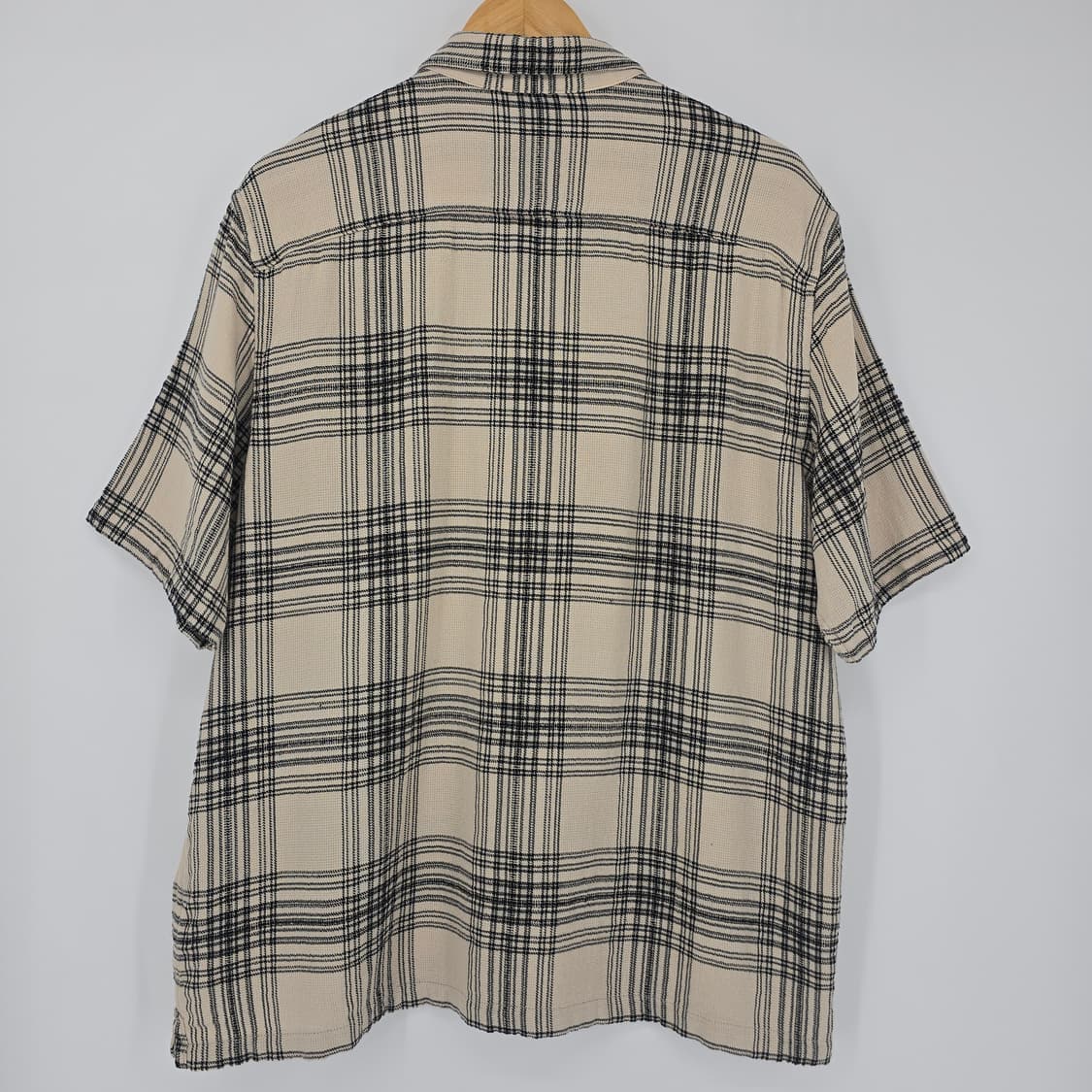 올세인츠 반팔 체크 셔츠 Plaid Organic Cotton 상품이미지6
