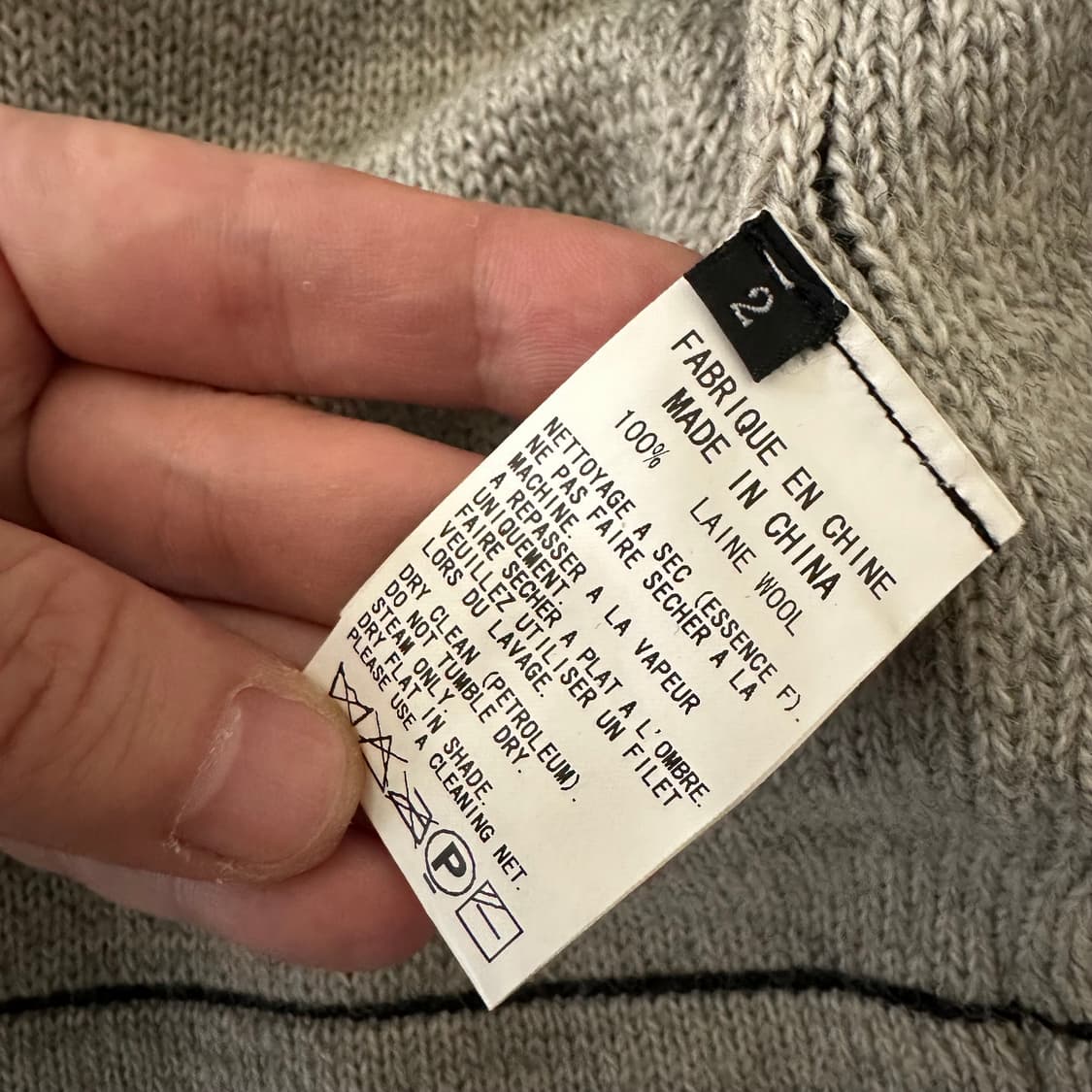 요지야마모토 Y's 울 후드 자켓 상품이미지8