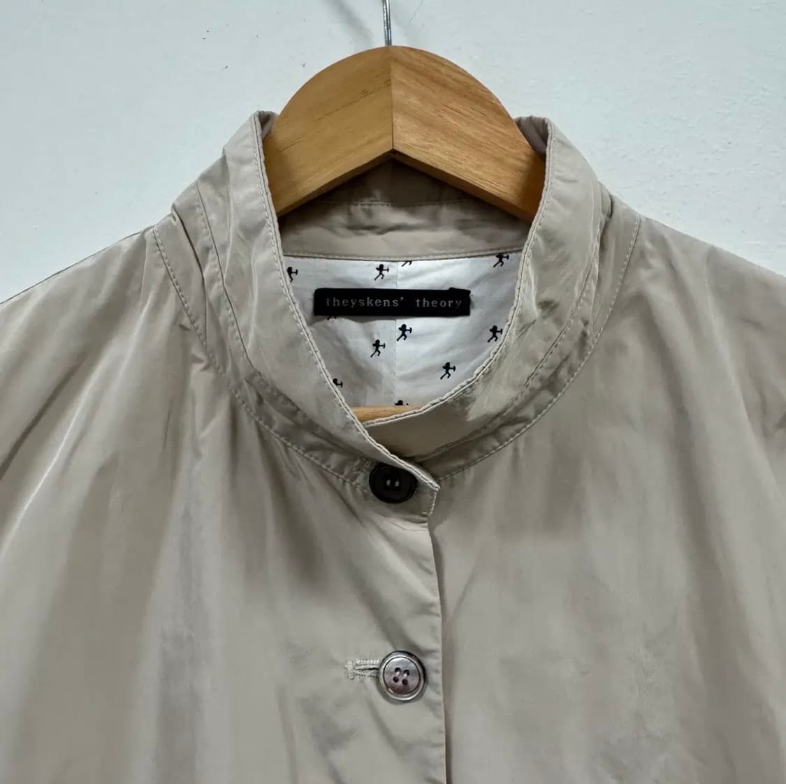 Theyskens' Theory 베이지 롱 코트 XL 상품이미지4